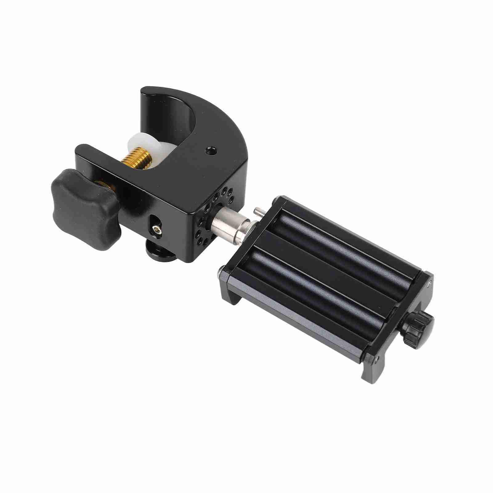 Morsetto per Asta IV Morsetto per Asta per Raccolta Dati con Supporto per Telefono Supporto per RTK Portatile Universale Compatibile con Aste da 32 Mm e 20 Mm