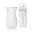 Olababy Silicone Sleeve for Avent Natural Glass Baby Bottles (8 oz, Translucent)