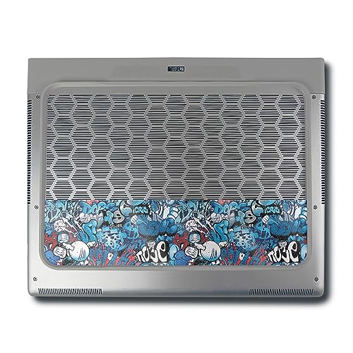 Image of MightySkins Glossy Glitter Skin Compatible with Alienware X16 R1 (2023) Full Wrap Kit - Blue Meanies | Protective, Durable High-Gloss Glitter Finish | Easy to Apply & Change Styles | Made in The USA