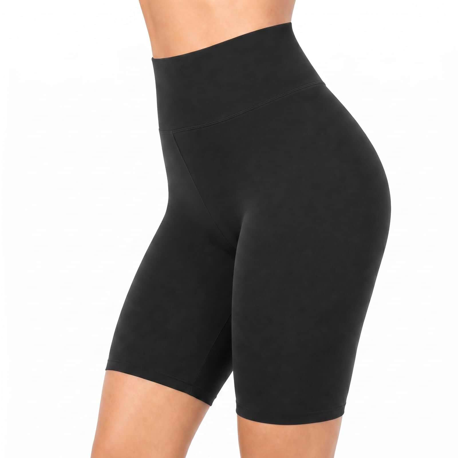 GAYHAY High Waisted Biker Shorts for Women - 8"/5"/3" Soft Black Spandex Shorts for Workout Volleyball Yoga Dance