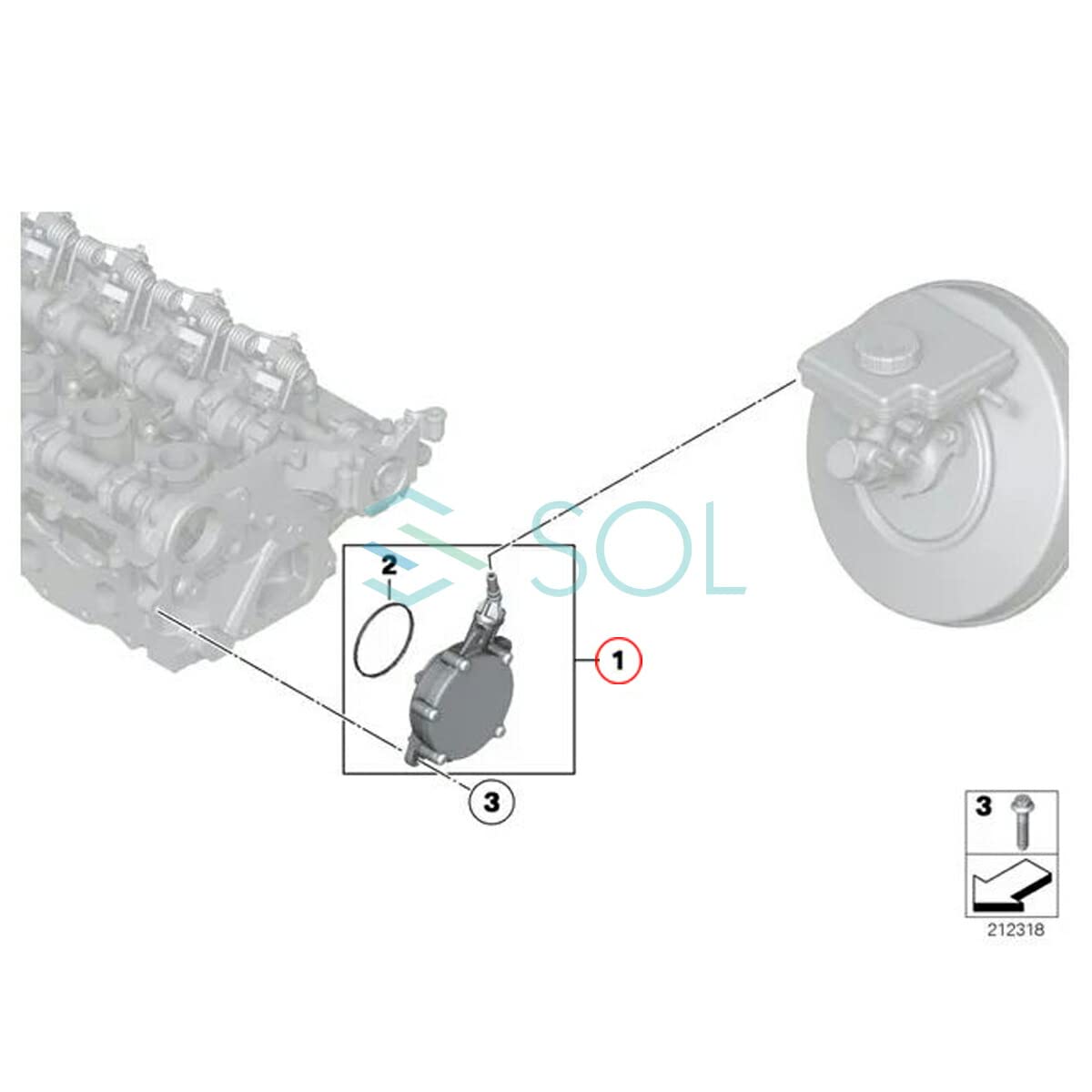 Amazon | R55 R56 R57 R58 R59 R60 R61 BMW MINI車用 バキュームポンプ 