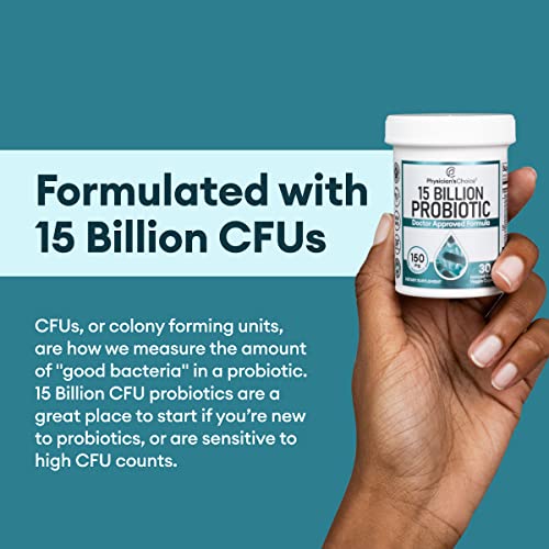 Physician's Choice Beginner Probiotics 15 Billion Cfu - 6 Diverse Strains & Organic Prebiotics, Designed For Overall Digestive Health And Supports Occasional Constipation, Diarrhea, Gas & Bloating #TOP5