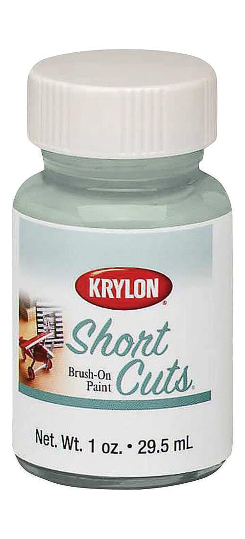 Krylon KSCB004 Short Cuts Brush-On Paint, 1-Ounce, Chrome