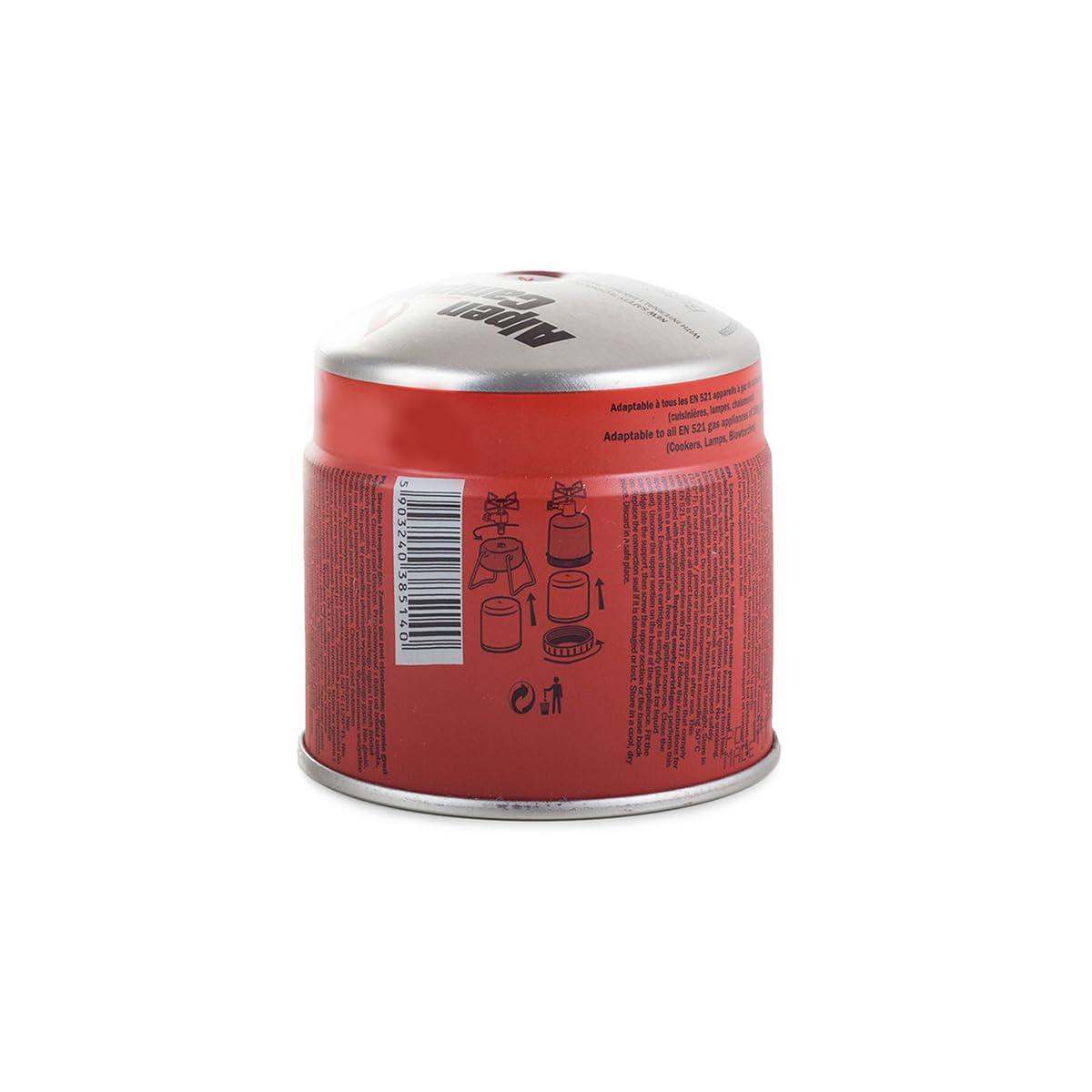 Intec - Lámpara de gas de 1100 W + 4 cartuchos de gas Butane 190 g – Encendido Piezo carcasa de metal – Lámpara de camping recargable al aire libre