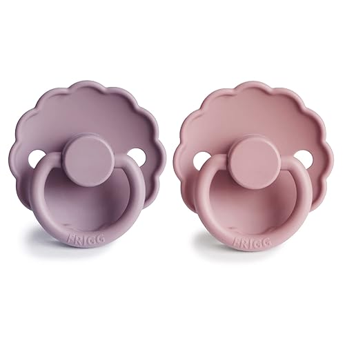Miniatura 2 de FRIGG Daisy SilkySoft - Chupete de silicona para bebé, fabricado en Dinamarca, sin BPA (rosa bebélila suave, 0-6 meses)