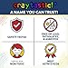 Craytastic! 75 Sets of 4-Packs in Cello (300 total Premium Bulk Crayons in Individual Packs) - Safety Tested & Non-Toxic - Restaurants, Birthday Party Favors, Schools, Crafts