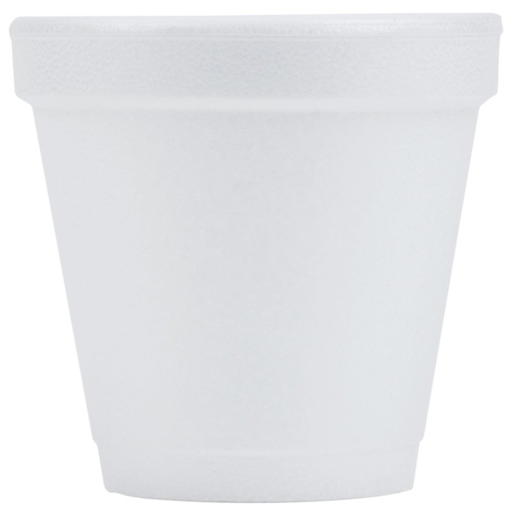DRC4J4 - Drink Foam Cups by DART – 4.0 fluid_ounces, Foam, White, Pack of 1000