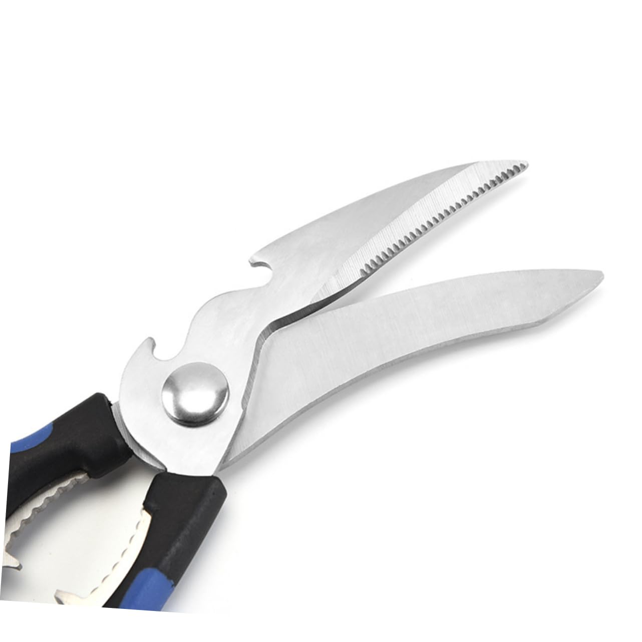 PRETYZOOM Stainless Steel Chicken Bone Scissors Heavy Duty Kitchen Shears for Meat Bones Non-slip Handle for Home Restaurant Use