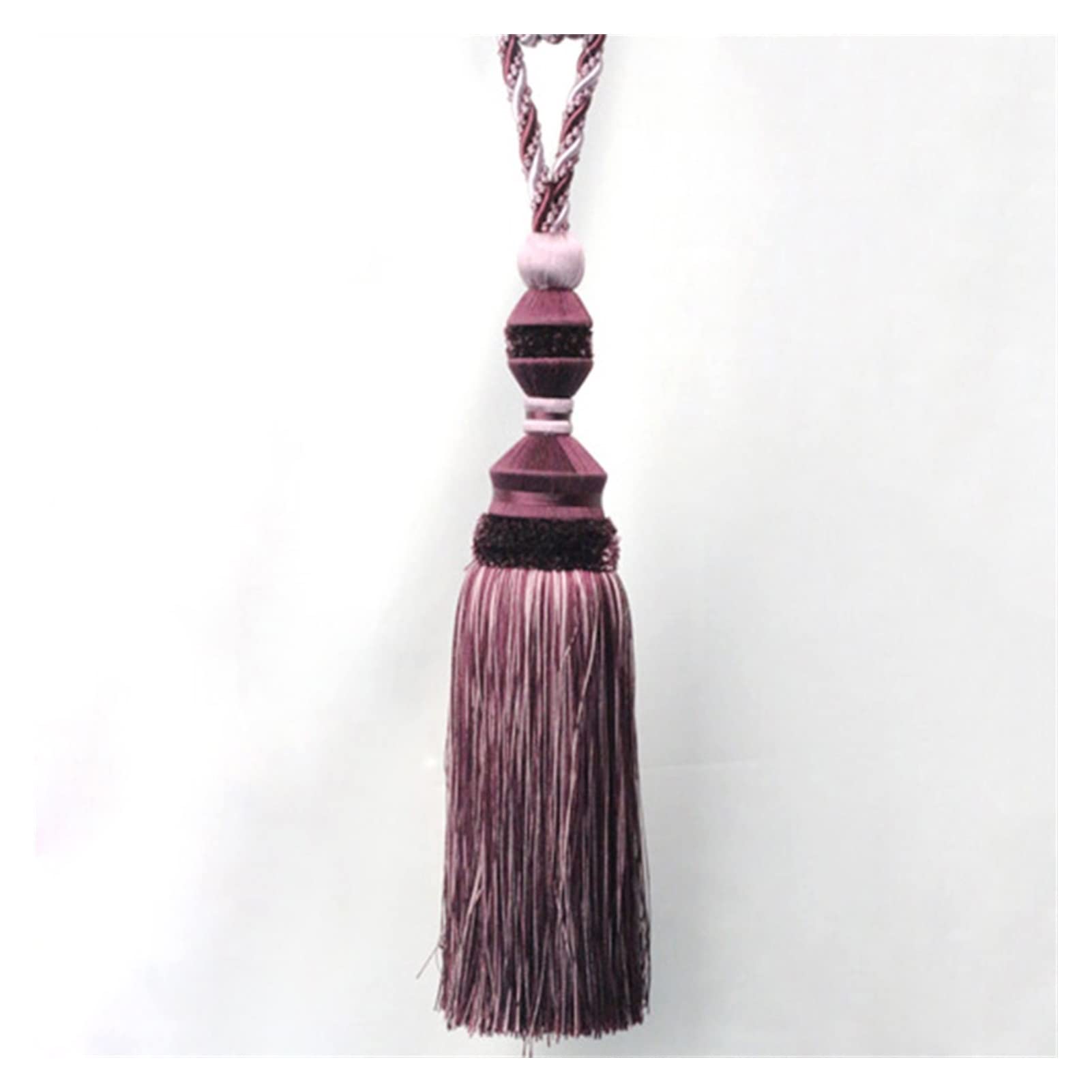 Alzapaños De Cortina con Borlas, Hechos A Mano, con Bola Individual, para Colgar Cortinas, con Hebilla Y Cuerda, para Decoración De Cortinas.