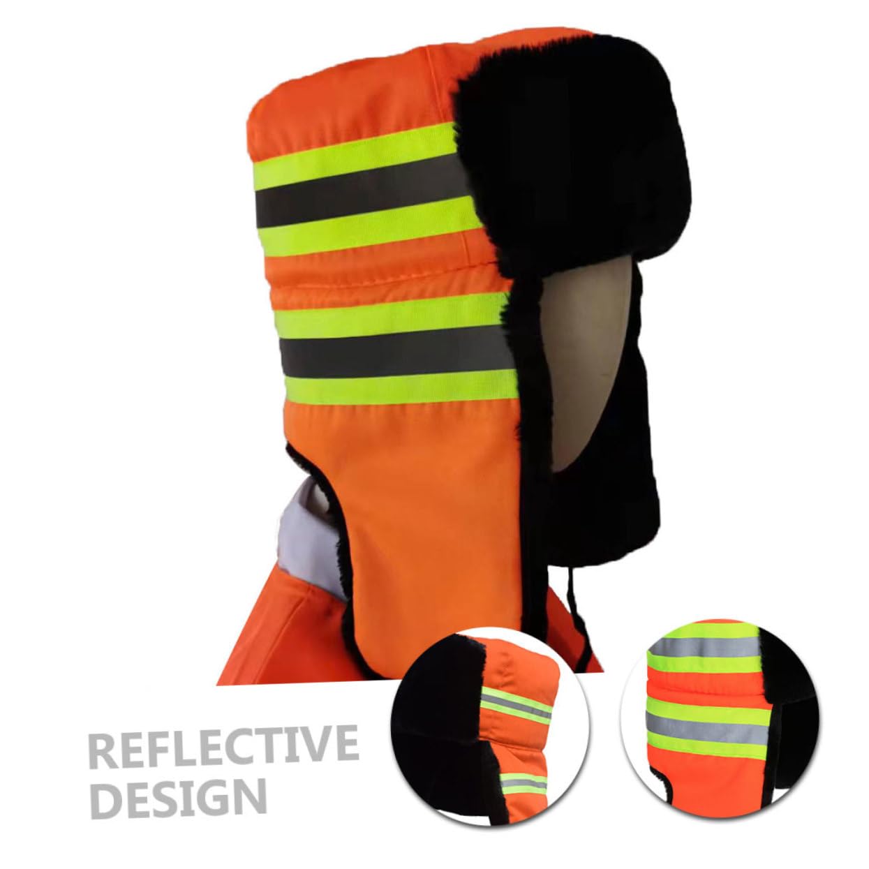 Beavorty Cappello per Lavoratori con Strisce Riflettenti e Materiali Isolanti Cappello per Sicurezza e Notturni