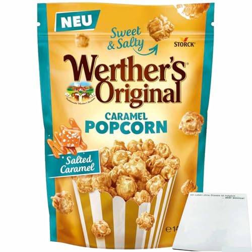 usy Bundle für Werthers Original Popcorn Salted Caramel (140g Beutel) + usy Block