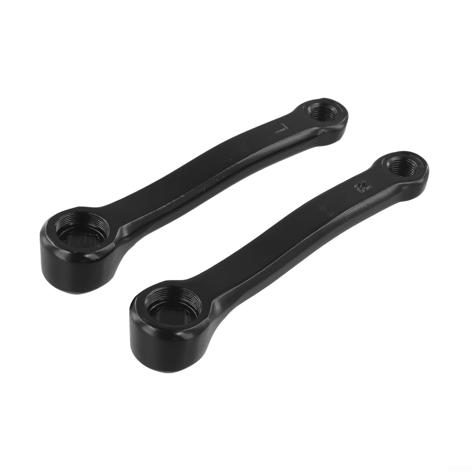 Set di pedivelle in ferro quadrato da 127 mm, per bici da ciclismo, con foro quadrato sinistro e destro, parti di ricambio per bici da ciclismo, con attacco a pedale con filettatura da 1/2-20