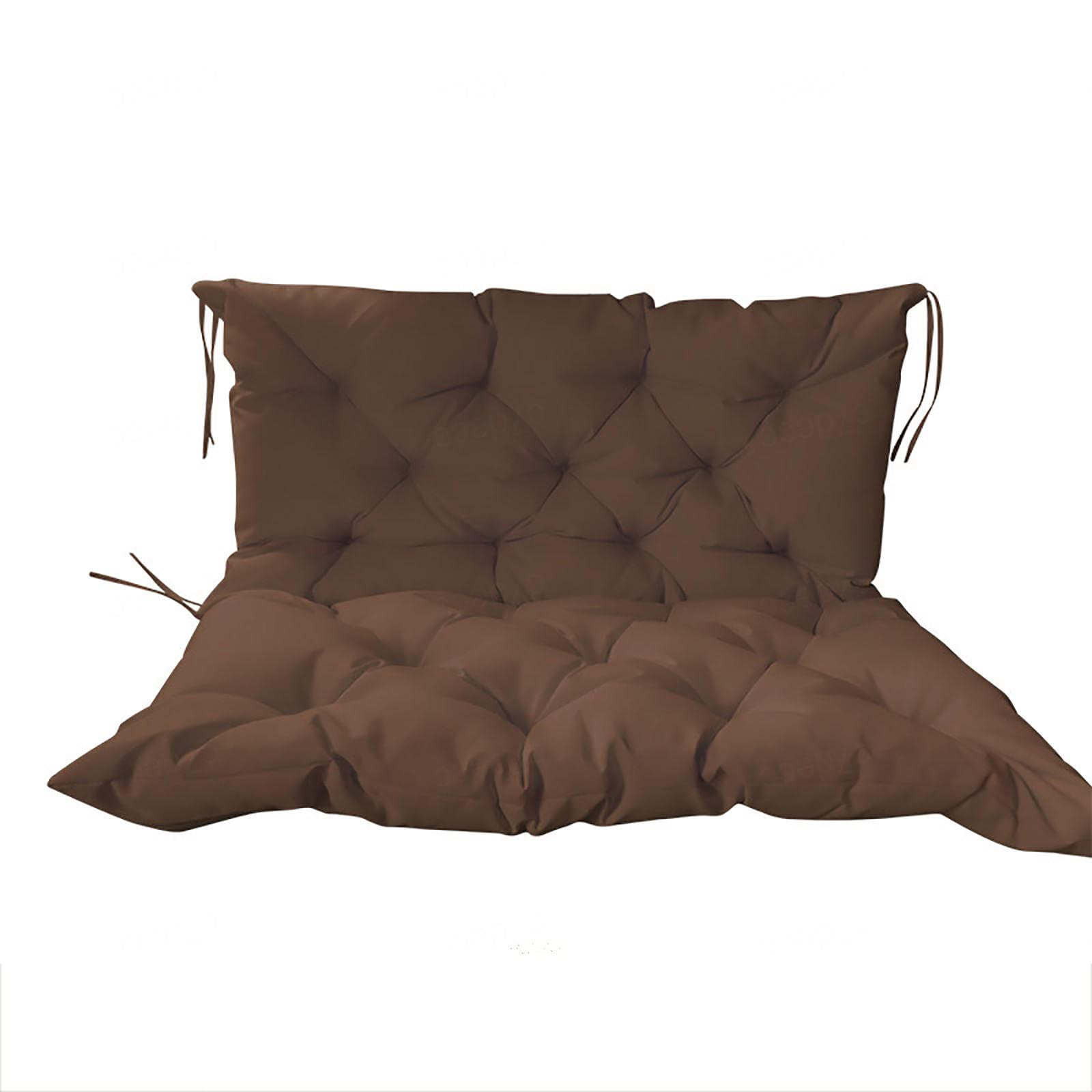 Cuscino per dondolo da esterno a 3 posti, con lacci, resistente alle intemperie e confortevole, ideale per panca da giardino, casa e ufficio