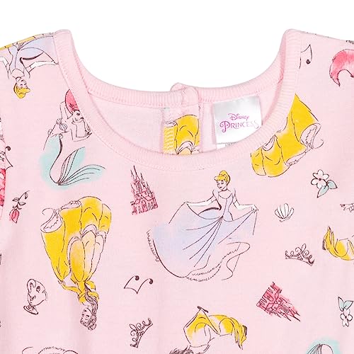 Disney Princess Moana Mulan Ariel Cinderella Belle Romper Infant to Big Kid3