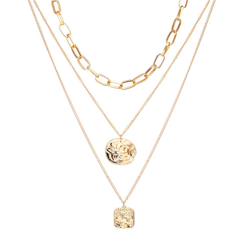 Shining Diva Fashion Latest Multilayer Western Neckpiece Neck Chain Necklace for Women and Girls, Golden (12150np) (B08PNL5R6H) Amazon Price History, Amazon Price Tracker