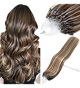 0.5g Micro Loop Hair 0.5g/s 100s Straight Human Hair Extensions Easy Loop Brazilian Remy Hair Mic...