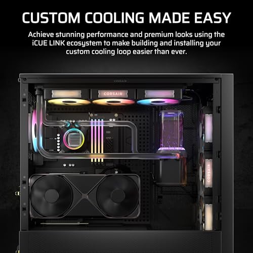 CORSAIR XH505i RX 360 RGB Custom Cooling Kit – XC7 CPU Water Block, XD6 Pump Reservoir, 3X RX120 RGB Fans, XR5 360mm Radiator, System Hub Included – Black - image 3