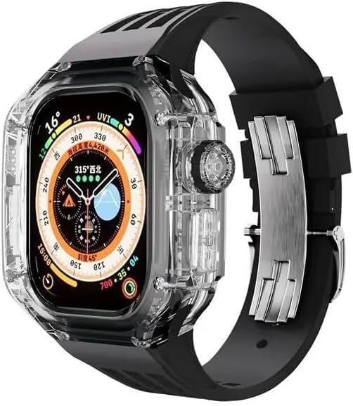 Bracelet respirant Apple Watch Ultra 49 mm transparent haute finition