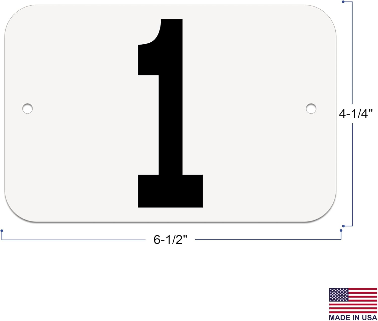 Hodges Badge Company Rectangular Equestrian Numbers with String - 50 Set (Numbers 51-100)