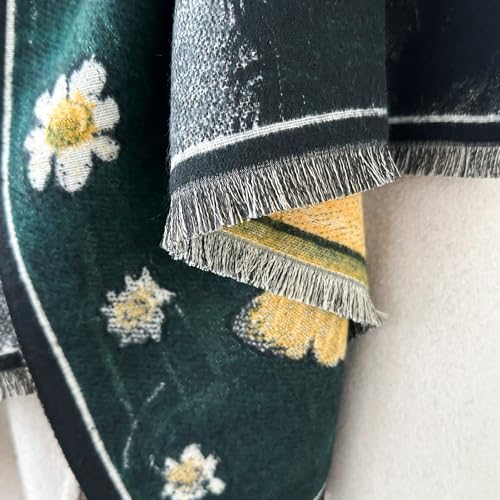 Châle pashmina imprimé chats CTSHL-CC - Écharpe d'hiver douce et chaude - 5