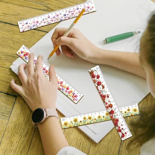 arricraft 4Pcs Wood Ruler - Image 4