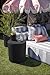 Veradek Outdoor Cooler Side Table - 2 in 1, Black, 21 inch