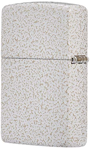 Zippo Lighter, Metal, White and Gold, Normal, 5.5 x 3.8 x 1.2 cm - Image 3