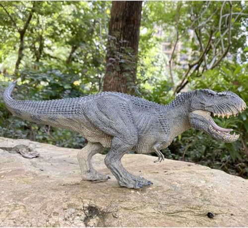 Image of Kong T-Rex Realistic Dinosaur Toy with Movable Mouth Textured Dinosaur Figure Prehistoric Animal Creatures Educational Toy for Kids & Adults