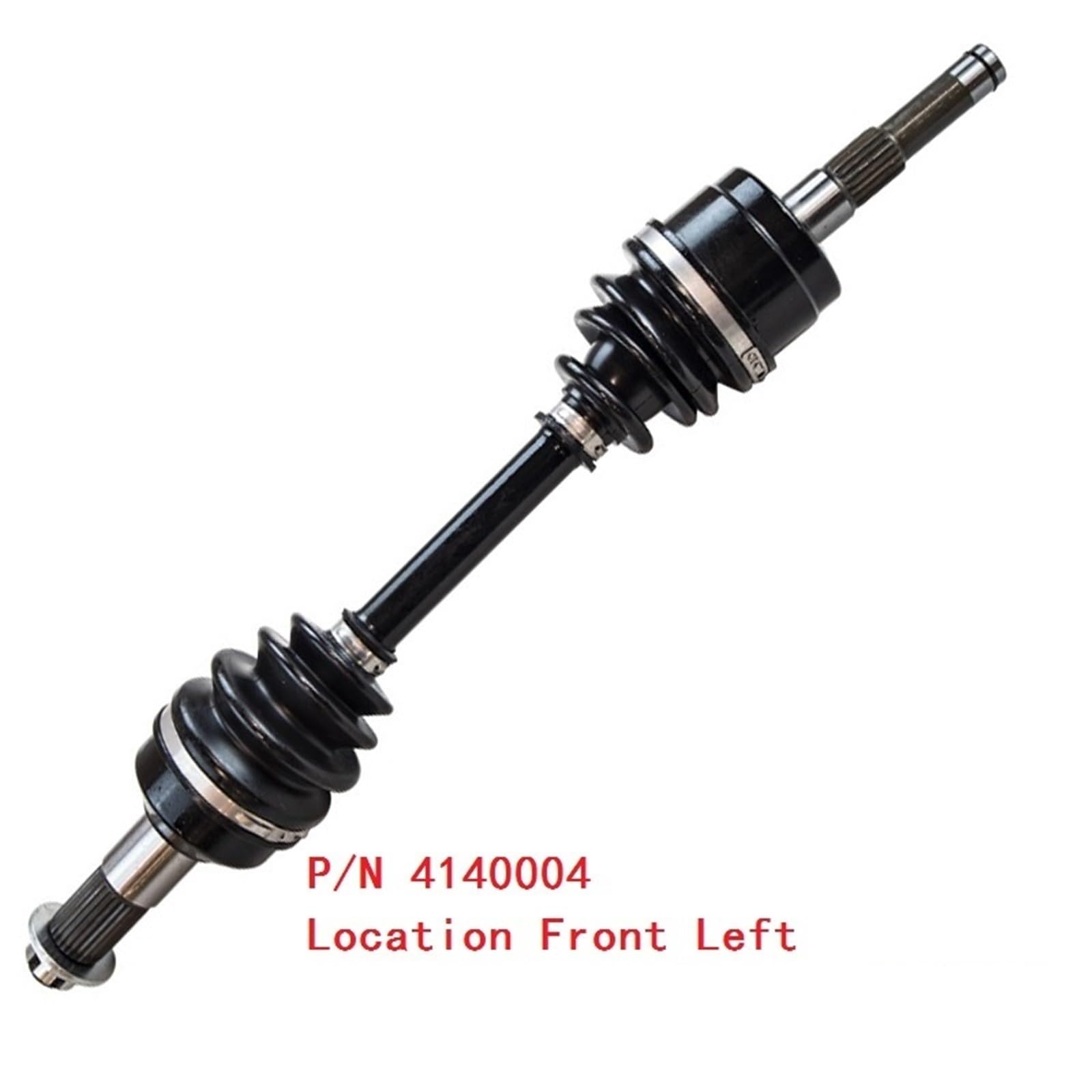 Fuelle, Árbol de Transmisión Kit de fuelle de transmisión para eje de transmisión delantero y trasero de CV, compatible con Yamaha Grizzly 660 YFM660 2003 2004 2005 2006 2007 2008 Eje de Transmisión d