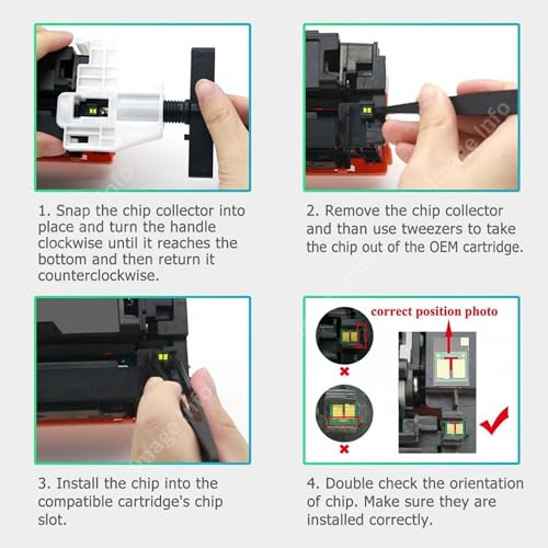 Image of ImageInfo W1520A / 152A Toner Cartridge Reset Chip Compatible with HP LaserJet PRO 4004 / 4004D / 4004DN / 4004DW / 4104 / 4104DW / 4104FDN / 4104FDW Printers
