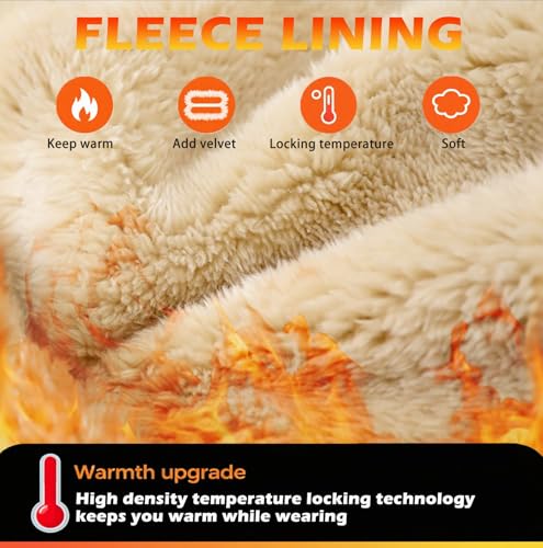 Men's Sherpa Hoodie Big and Tall Men Fleece Pullover Hoodie Thick HoodiesHeavyweight Winter Hooded Sweatshirt with Kangaroo Pocket Black3