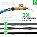 Nifty Grower Expandable Garden Hose 100FT - Hoses Expandable 100 FT Heavy Duty w/ Double Latex Core - 100 Foot Hose w/ Brass Fittings - Collapsible Hose 100FT - No-Kink Expanding Hose 100 FT
