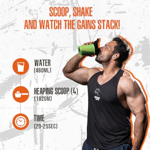 Image of BeastLife High Protein Mass /Weight Gainer | 5 KG | Belgian Chocolate | NABL LAB Tested | For Muscle Gain & Fast Growth | Cereal-Based Formula, No Maltodextrin | India's #1 Cereal Based Bulk Gainer