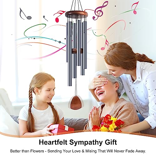 image for Bursvik Large Aluminium Wind Chimes 37 Inches to Create a Zen Atmosphe