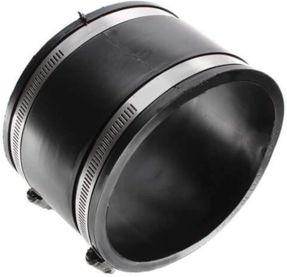 Flexible PVC Rubber Coupling with Stainless Steel Clamps, 2