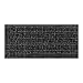 Seavish Black Laundry Room Rug, 2'x4.2' Chindi Rug, Low Pile Cotton Woven Decorative Bohemian Hallway Throw Runner Rugm Small Area Rug for Bedroom Kitchen Sink Bathroom