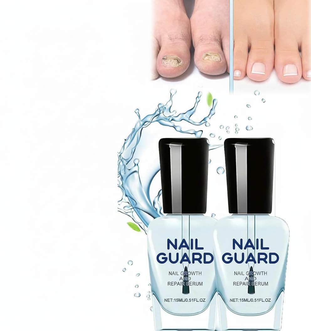 NALACAL 2Pcs Nail Growth And Repair Serum, Natural Nail Growth Serum, Nail Growth Treatment and Strengthener Essence, Nail Hardener Extra Strong and Growth, Helps Restore & Repair Damaged Nails, Clear