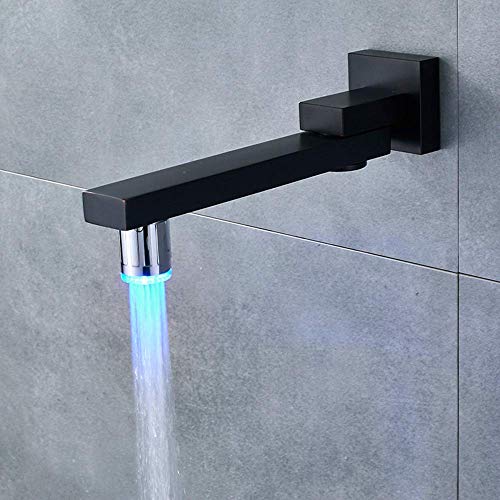 Ensemble de douche mural LED résolvant le manque de pression avec tête 12" - 5