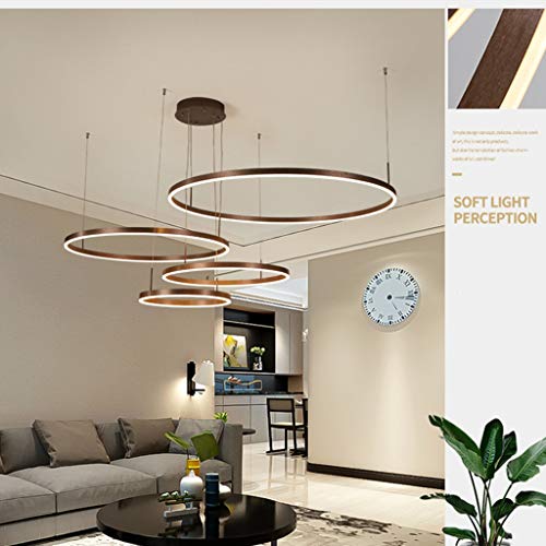Lustre LED réglable à télécommande pour corriger l'éclairage sombre du salon
