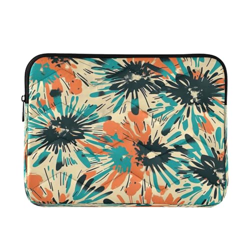 Funda para portátil 13-14 pulg. patrón floral impermeable