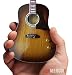 Beatles Collectible Sunburst Mini Acoustic Guitar Model
