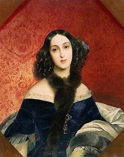 Tableau toile de maître Mary A. Bek Bryulov 60x90cm SERENDIPITP art mural premium