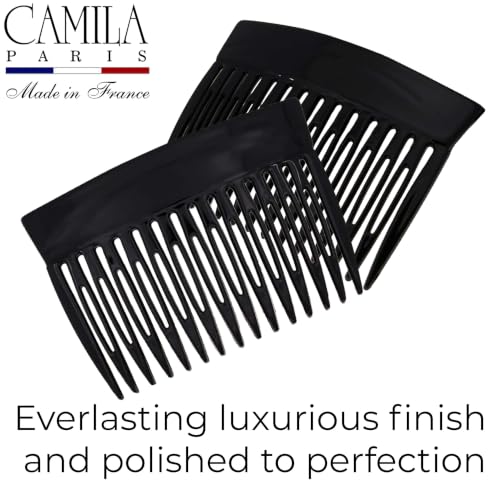 Image of Camila Paris MP877 /2 Hair Side Comb, 3 inch Small French Twist Hair Combs Clips