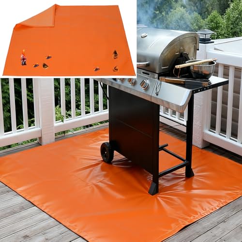 jxgzyy Fireproof Mat for Fire Pit Firepit Mat for Lawn Firemat for BBQ