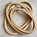 Set of 4, Oval Beech Wood Embroidery Hoops Handcrafted Wooden Hoops for Embroidery, Cross Stitch Needlework Natural Wood Hoop Frame