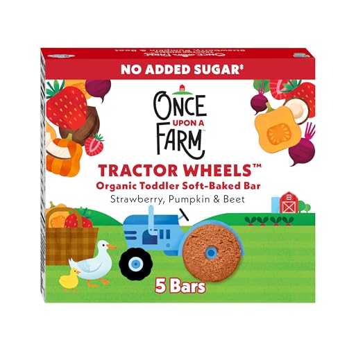Once Upon A Farm Tractor Wheel Bar Strawberry Pumpkin & Beet