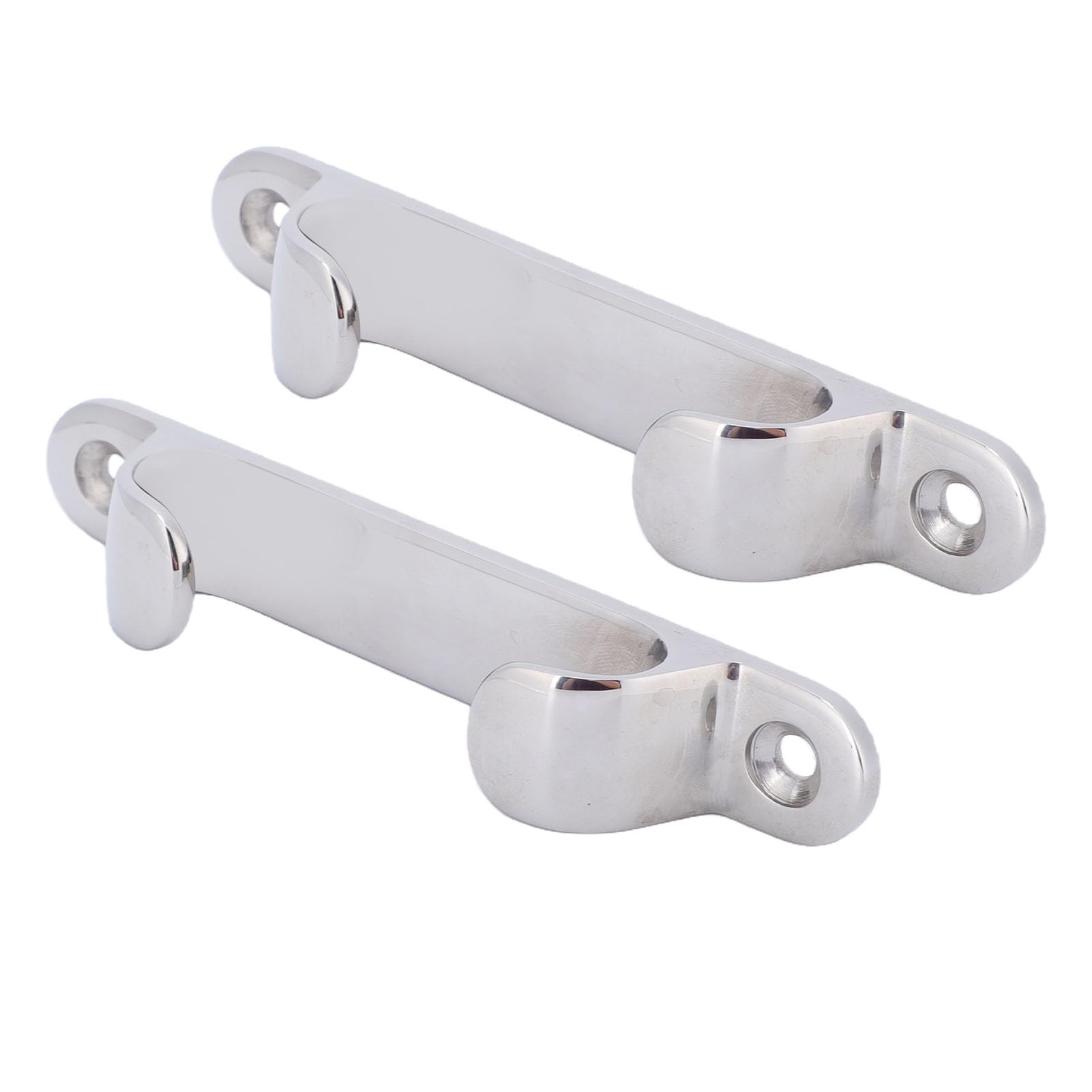2 pezzi passacavo dritto per prua, 12,7 cm, resistente, in acciaio inox 316, per barche, per pontile, con lucidatura a specchio, bordi arrotondati e lisci, per yacht e barche a