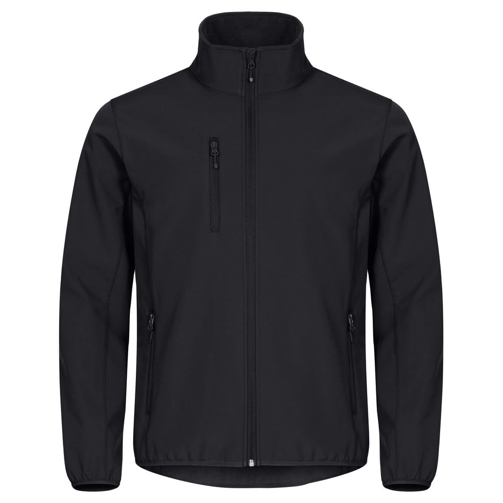 CliQue Mens Classic Soft Shell Jacket (L) (Black)
