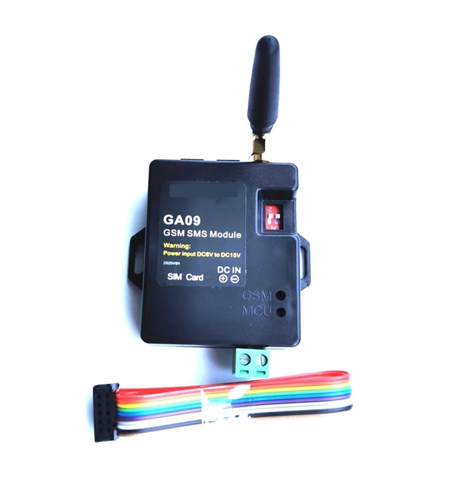 Mjfvn One Color Gsm Sms Alert Wireless Alarm Module Antenna Ga09 8 Alarm Input For Home Security