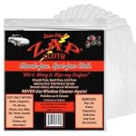 Premium Microfiber Cleaning Cloth (12-Pack), Reusable Glass Cleaning Towel, Lint-Free Polishing Cloth for Windows, Mirrors, Chrome, Stainless Steel, Granite, Home & Auto
